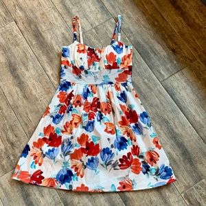 Floral spaghetti strap dress